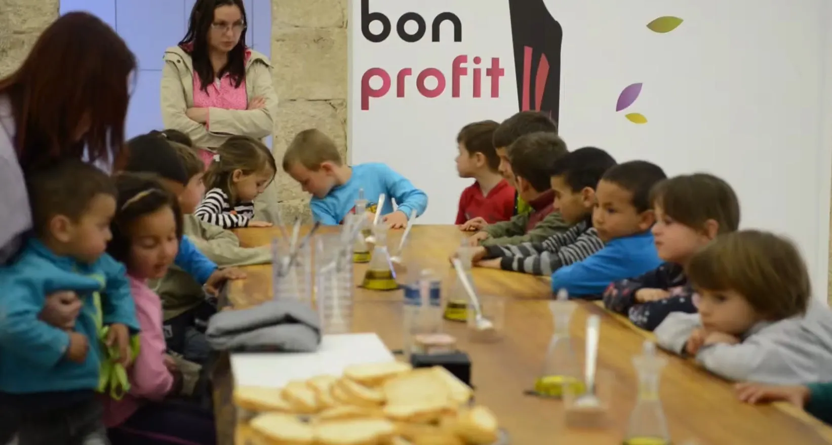 Actividad escolar del Museo del Aceite